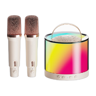 金运K36唱歌话筒音响一体麦克风家庭ktv儿童K歌无线蓝牙音箱套装