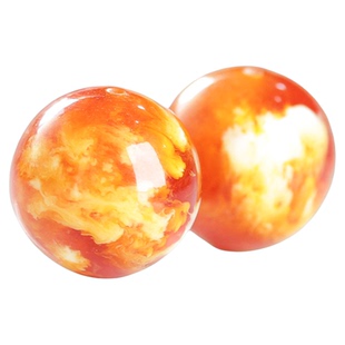 古董仿妖花蜜蜡散珠圆珠子配珠老蜜蜡单颗手串多宝珠子文玩配饰