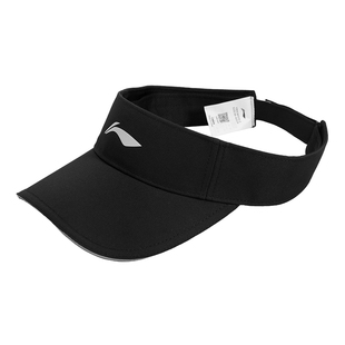 李宁空顶帽男女夏季运动防晒帽UPF50+遮阳速干透气网球跑步运动帽