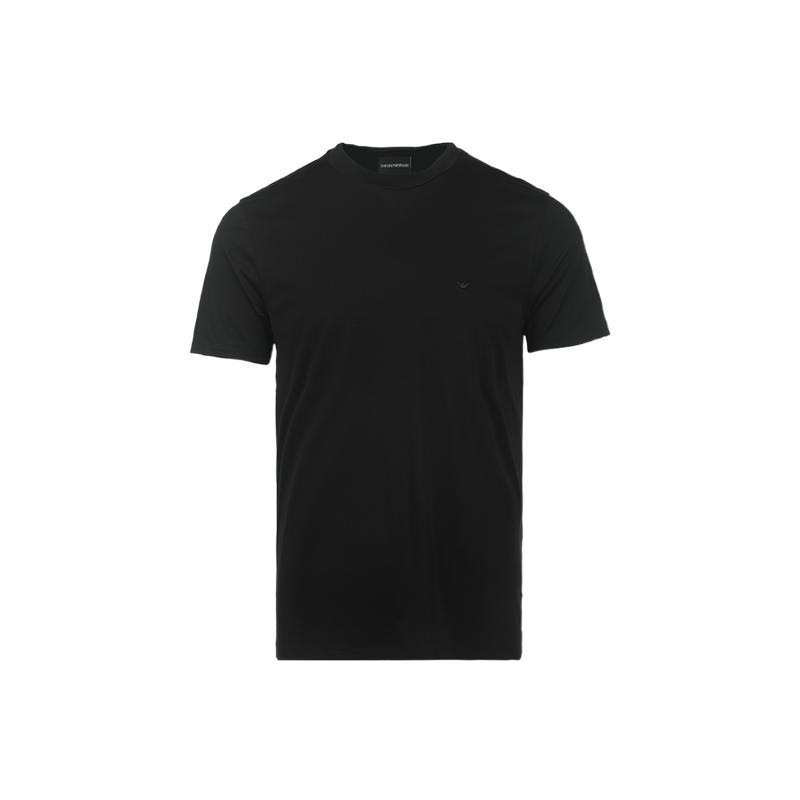 【自营】EMPORIO ARMANI/阿玛尼男士鹰标薄款圆领莫代尔短袖T恤