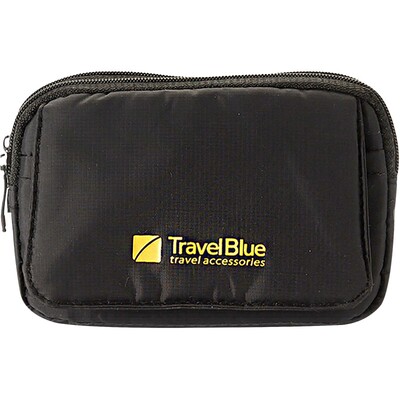 TravelBlue/蓝旅 穿皮带男多功能户外旅行薄防盗证件腰包