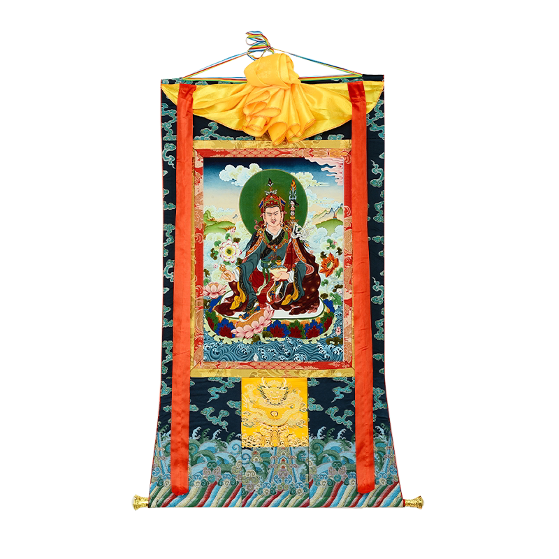 玄关装饰挂画矿物颜料唐卡