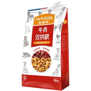 麦富迪狗粮10公斤牛肉双拼狗粮旗舰店双拼粮10kg小型犬通用型20斤
