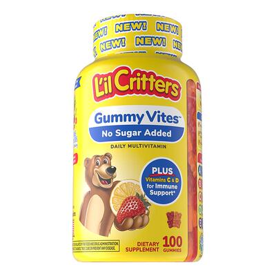 丽贵lilcritters小熊软糖儿童营养多维均衡营养vc锌挑食vdva