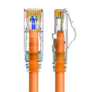泛达六6类非屏蔽粗网线三米路由器宽带家用千兆连接线跳线白色