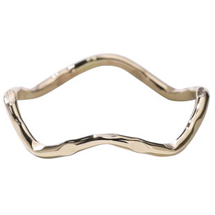 14K包金戒指波浪树枝 网红食指戒指环 欧美随形戒指 简约手工原创