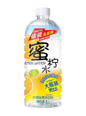 依能蜜水饮料大瓶装水蜜桃葡萄饮品1L*12瓶装蜜桃水菠萝荔枝柠檬