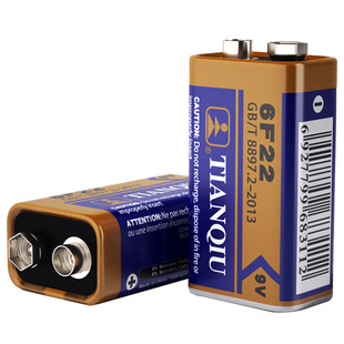 天球9V方块6F22万能表电池烟雾报警器话筒麦克风体温枪遥控器碳性