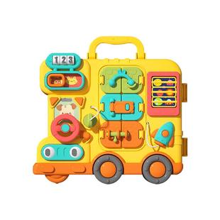 婴儿蒙氏早教益智玩具3-6岁宝宝游戏桌忙碌板新生儿新年礼物男女