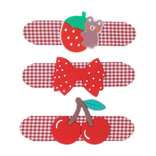 儿童可爱魔术贴前额碎发整理神器女童刘海贴后脑勺不伤发头饰发卡