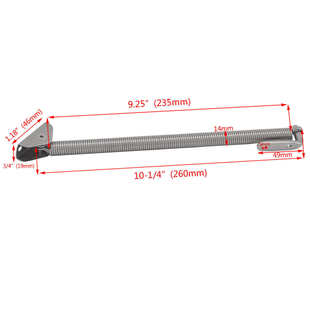 船用304不锈钢210mm 260mm舱口舱门弹簧支撑器舷窗调节器露营配件