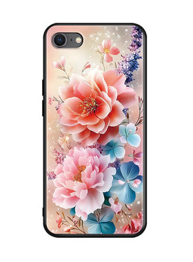秋昊适用于iphone5手机壳A1422花卉A1528保护套i5s春天iPhoneSE唯美i5好看A1723防摔平果五时尚A1530奢华4寸