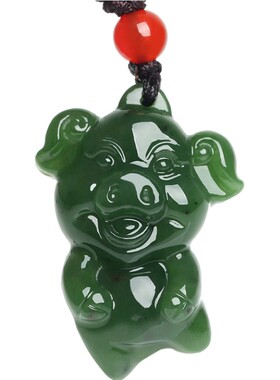 碧玉十二生肖龙马鸡狗玉石玉佩