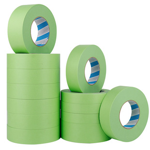 弱粘性美纹纸和纸胶带刷墙面艺术漆乳胶漆分色纸低粘度低粘性无痕手撕美文纸不粘底不伤墙装修喷漆遮蔽美纹纸