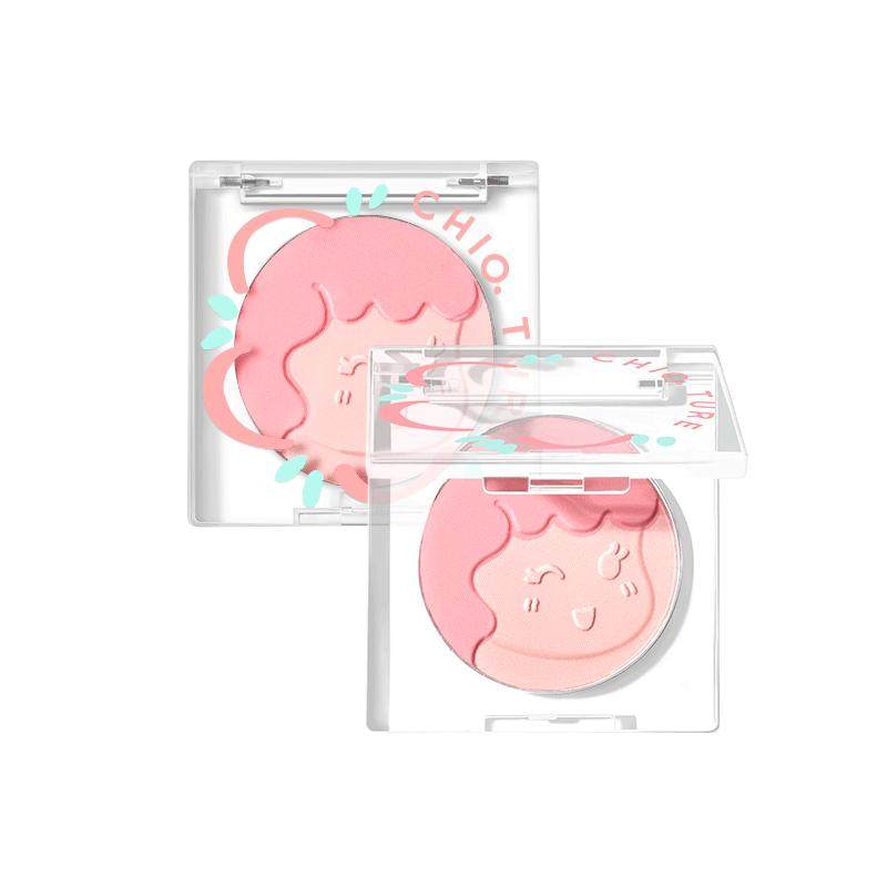 稚优泉心事腮红女双色娃娃脸腮紫眼影修容高光腮蓝膨胀色小众正品