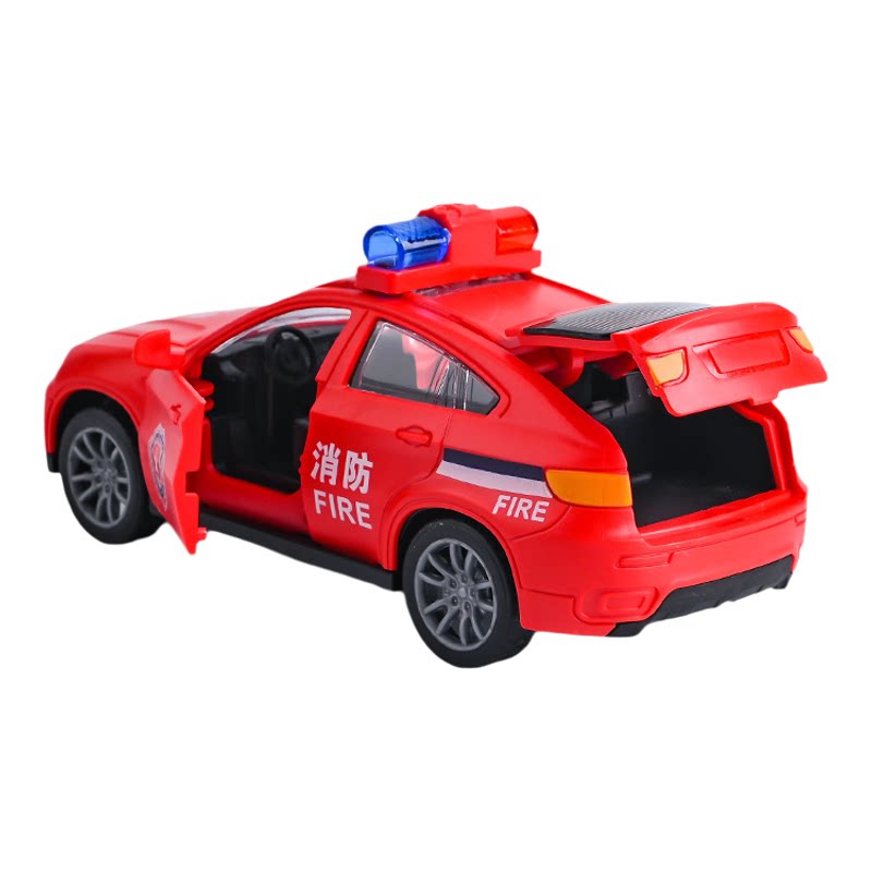 惯性越野车消防武警特警轿车汽车儿童玩具车小朋友六一礼物礼品
