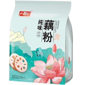 智仁藕粉纯藕粉纯正莲藕粉600g*2大袋