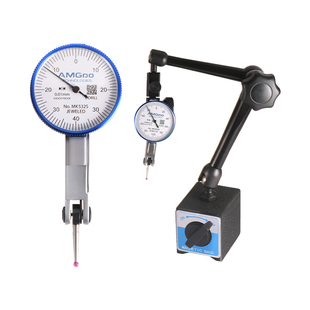 杠杆百分表一套杠杠跳动校表百分表头磁座磁力表座千分表高精度