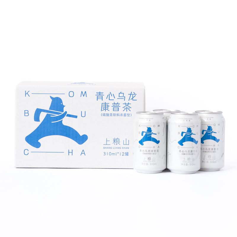 上粮山青心乌龙康普茶碳酸茶20罐