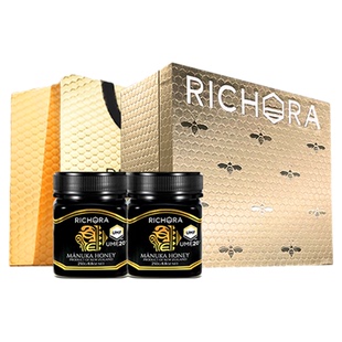 瑞琪奥兰麦卢卡蜂蜜UMF20+250g*2瓶礼盒装高端礼品拜年礼物送长辈