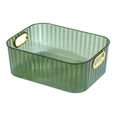 轻奢桌面收纳盒杂物收纳筐透明