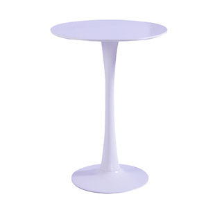 北欧高吧台酒吧桌子圆形高脚桌鸡尾酒会桌休闲家用阳台岩板吧桌