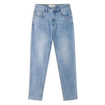 美特斯邦威牛仔裤通勤休闲长裤