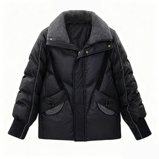 大码轻薄保暖羽绒棉服女冬季新款时尚妈妈装宽松显瘦气质棉衣外套