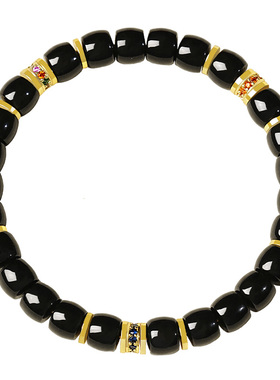 宫里上新天然黑玛瑙手串