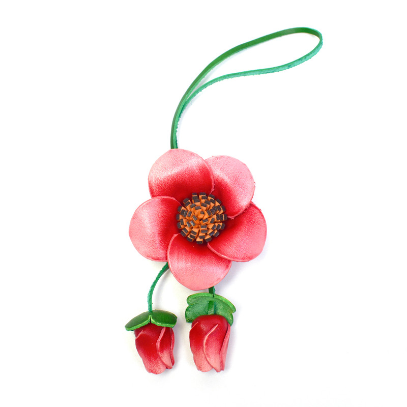 洋芋【梦夏花开】北欧真皮立体花