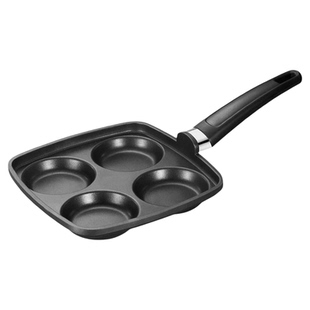 捷克进口tescoma 饼蛋煎锅家用不粘涂层早餐多功能汉堡煎蛋不粘锅