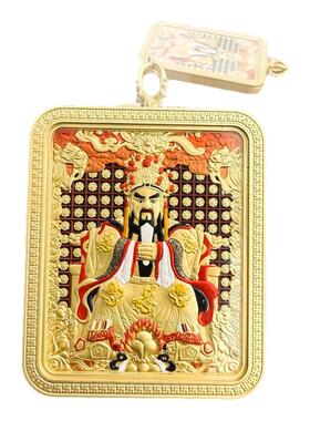 五台景区龙五爷文殊双面浮雕唐卡