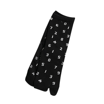 分趾袜新店4件sousou字母数字棉