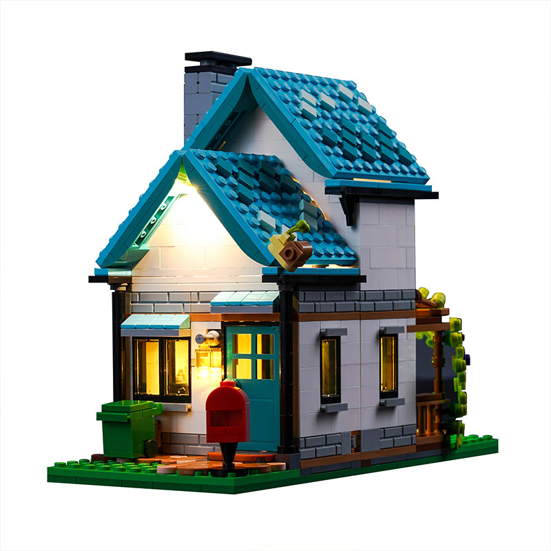BrickBling适用于乐高积木灯饰31139建筑舒适别墅模型灯光组diy
