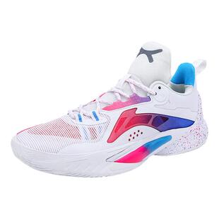 闪击10樱花粉女款篮球鞋专业比赛缓震超轻防滑男初中学生运动球鞋