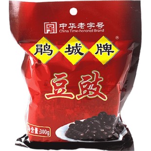 鹃城牌豆豉300g纯黄豆酿制郫县豆瓣酱豆酱四川特产豆鼓酱