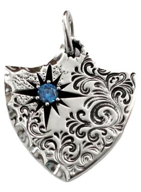 男女通用纯银天狼星吊坠