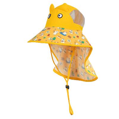 迪卡侬儿童防晒帽户外徒步遮阳帽