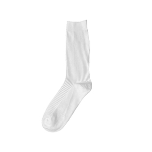 4双装纯色男士长袜日系堆堆袜白袜纯白高筒常规款ins潮流百搭黑袜