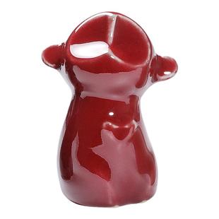 寻造钧瓷猴子摆件可爱创意陶瓷茶宠工位桌面装饰品创意生日礼物