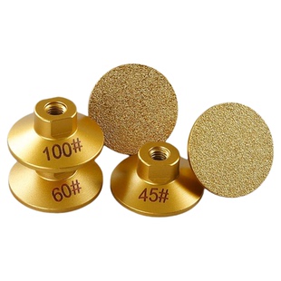 2寸钎焊平磨头石英石大理石打磨片小磨轮角磨机抛光磨盘平底刀