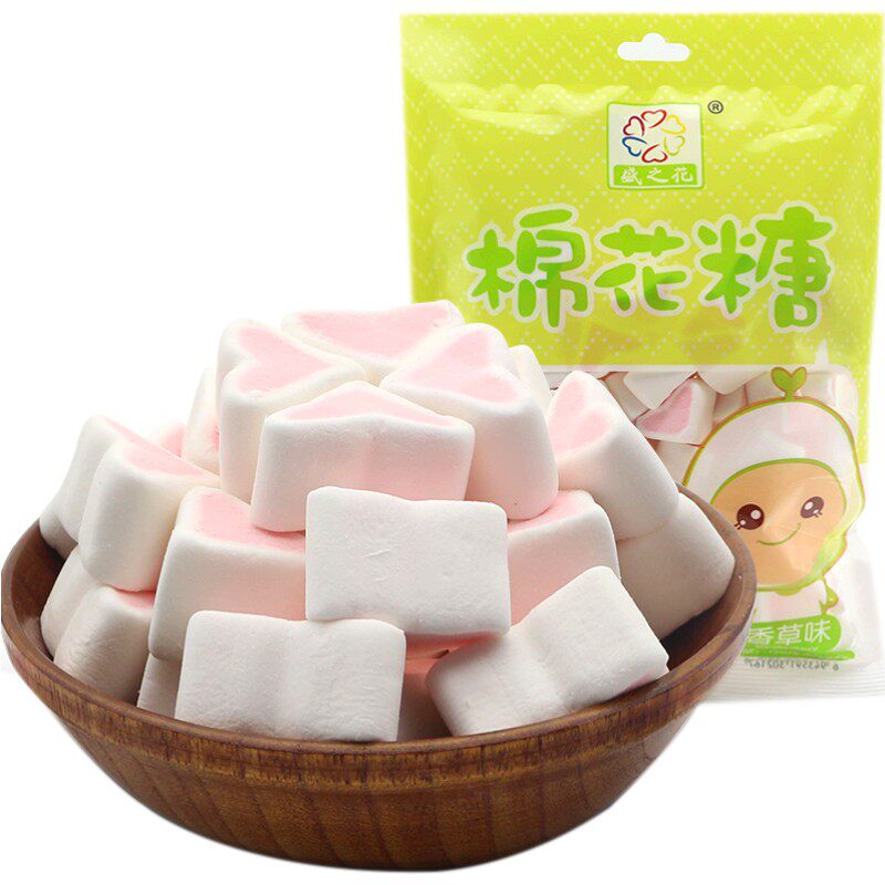 盛之花香草味棉花糖150g*5袋