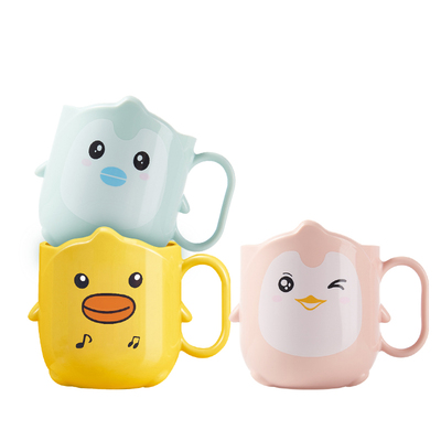 高档卡通耐摔漱口杯加厚型