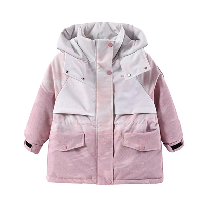 半度闲原创秋冬加绒连帽派克服