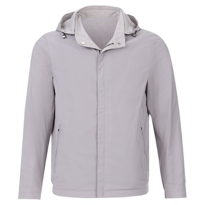 布兰施商务休闲可双面穿风衣外套