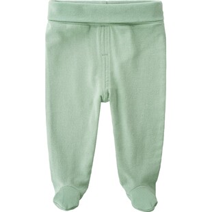 新生儿裤子0-3-6个月男女宝宝纯棉高腰护肚婴儿春秋包脚裤连袜