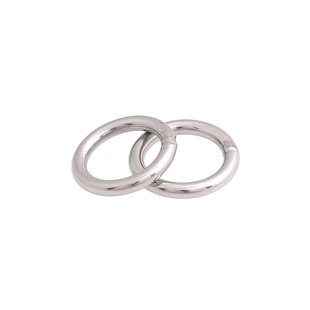 304不锈钢实心焊接O型圆环吊环钢环瑜伽吊床连接环宠物手拉环钢圈