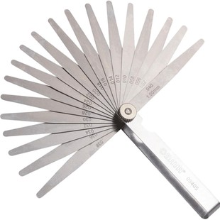 世达工具不锈钢公制楔形塞尺间隙尺0.02-1.0mm厚薄塞规9401-09407