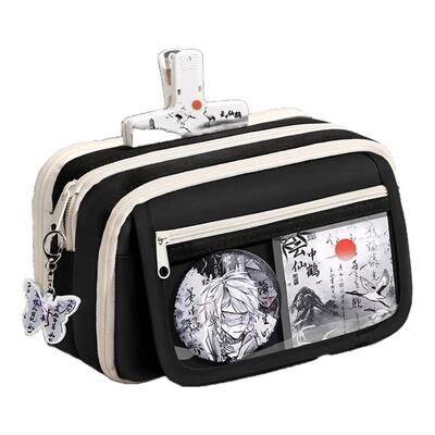 13层水墨国风！大容量古风笔袋