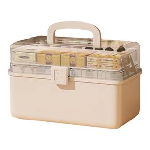 医药箱家庭装家用大容量急救药箱大号药品分类收纳盒柜多层小药盒